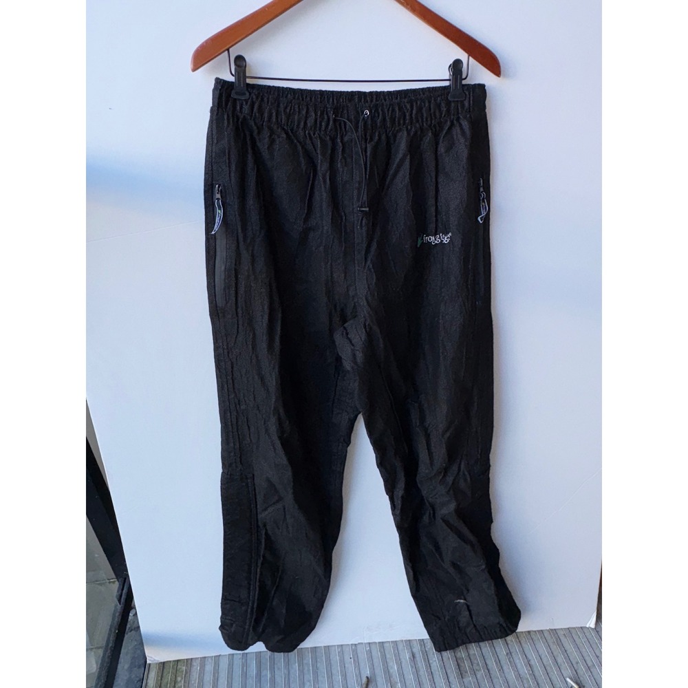 Frogg Toggs Waterproof Rain Pants Lightweight Breathable Outdoor Hiking Black